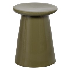 SIDETABLE BUTTON CERAMICS GREEN 